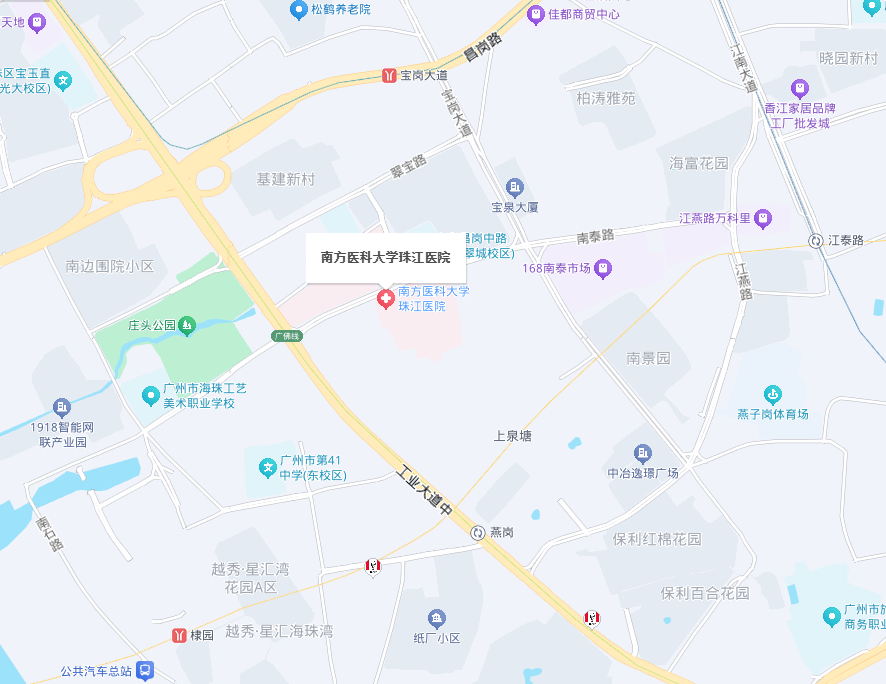 Hospital Location Map